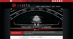 Desktop Screenshot of abjets.com